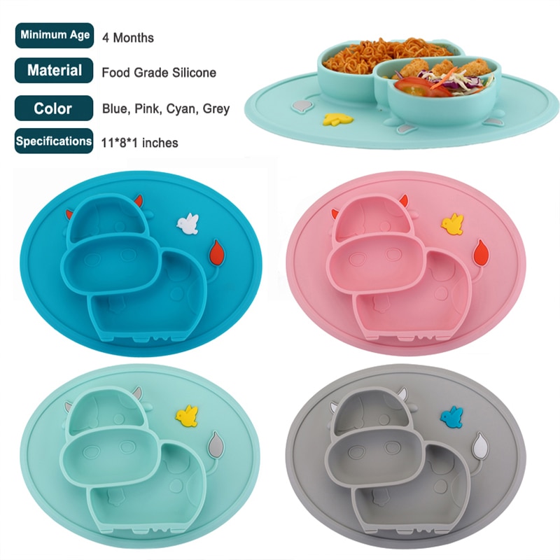 Kids Placemats Feeding Plate